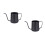 2Pcs Lightweight Stainless Coffee Kettle Black Handheld Narrow Spout 3