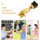 2Pcs Plastic Pentagram Shaped Trophy Cup for Party Winner Award Decor 7