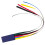 4Pcs Stylish Blue Ribbon Bookmarks for Students and Readers 1