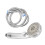 3Sets Silver Detachable Shower Head Pressurized Bathroom Spray Nozzle 10