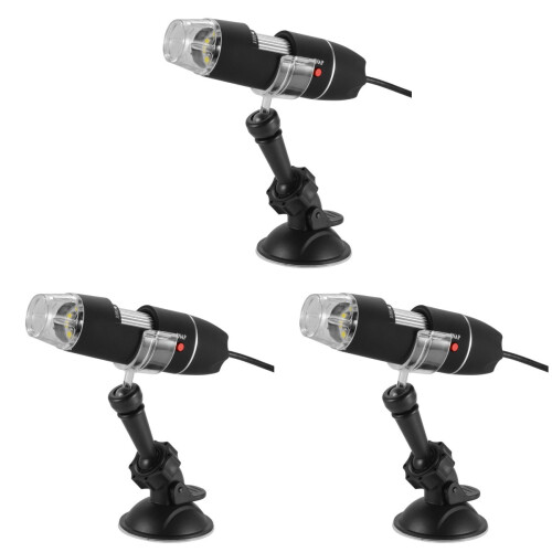 3 Pcs Led Lights Compact Camera Usb Digital Microscope Child 1