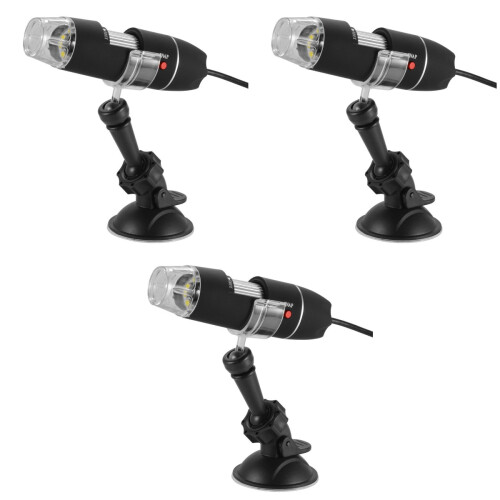 3 Pcs Led Lights Compact Camera Usb Digital Microscope Child 2