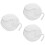 3Pcs White Cotton Roll Strips for Hairdressing Salon Perming Use 8