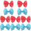10Pcs Flashing Bow Ties Rave Party Costume Accessory Multicolor Lights 4