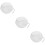 3Pcs White Cotton Roll Strips for Hairdressing Salon Perming Use 11