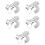 5Sets Grey Squirrel Ear Headband and Tail Set Soft Cloth Party Costume 9