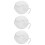 3Pcs White Cotton Roll Strips for Hairdressing Salon Perming Use 10