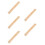 100Pcs Flat Bamboo Sticks for Kids Kite Making Lightweight and Safe 7