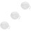 3Pcs White Cotton Roll Strips for Hairdressing Salon Perming Use 7