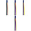 4Pcs Stylish Blue Ribbon Bookmarks for Students and Readers 4