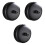 3Pcs Retractable Clothes Hanging Rope Black for Bathroom Balcony Use 3