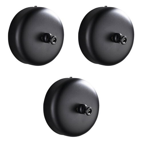 3Pcs Retractable Clothes Hanging Rope Black for Bathroom Balcony Use 2