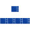 20Pcs Dark Blue 3D Printer Heat Bed Sticker Sheet Adhesive Tape 7