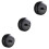 3Pcs Retractable Clothes Hanging Rope Black for Bathroom Balcony Use 5
