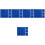20Pcs Dark Blue 3D Printer Heat Bed Sticker Sheet Adhesive Tape 6