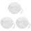 3Pcs White Cotton Roll Strips for Hairdressing Salon Perming Use 4