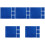 20Pcs Dark Blue 3D Printer Heat Bed Sticker Sheet Adhesive Tape 5