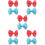 10Pcs Flashing Bow Ties Rave Party Costume Accessory Multicolor Lights 10