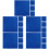 20Pcs Dark Blue 3D Printer Heat Bed Sticker Sheet Adhesive Tape 8