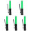 5Pcs Durable ABS Green Cheering Sticks Luminous Glow Sticks for Events 3