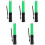 5Pcs Durable ABS Green Cheering Sticks Luminous Glow Sticks for Events 4
