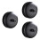 3Pcs Retractable Clothes Hanging Rope Black for Bathroom Balcony Use 6