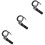 3Pcs Durable Float Switches for Water Tanks ABS Black Horizontal Side 6