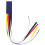 4Pcs Stylish Blue Ribbon Bookmarks for Students and Readers 2