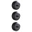 3Pcs Retractable Clothes Hanging Rope Black for Bathroom Balcony Use 8