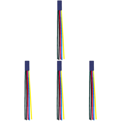 4Pcs Stylish Blue Ribbon Bookmarks for Students and Readers 2