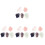 20Pcs Simple Smooth Surface Mini Censer Aroma Stick Burner for Decor 2