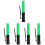 5Pcs Durable ABS Green Cheering Sticks Luminous Glow Sticks for Events 6