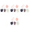 20Pcs Simple Smooth Surface Mini Censer Aroma Stick Burner for Decor 3