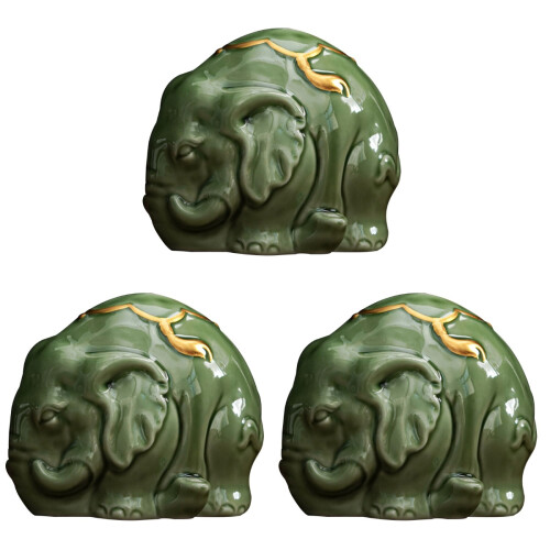3Pcs Ceramic Incense Burner Holder Decor for Relaxation 1