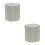 2Pcs Silver Crystal Nail Soaking Bowls Multipurpose Nail Art Cups 8