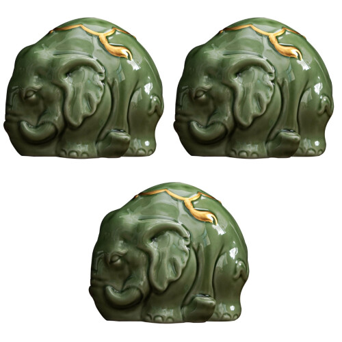 3Pcs Ceramic Incense Burner Holder Decor for Relaxation 2