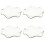 4Pcs Clear Glass Oil Warmer Replacement Dishes for Aromatherapy Use 7