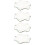 4Pcs Clear Glass Oil Warmer Replacement Dishes for Aromatherapy Use 10
