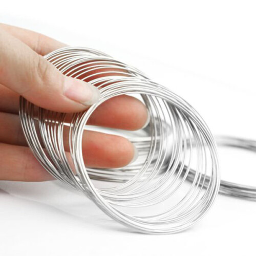 100Boucles Fil Bracelet Argenté Mémoire Idéal 1