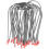 100Pcs Sturdy Silver Hot Curler Clips for Electric Hair Rollers Use 1