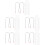 100Pcs Sturdy Silver Hot Curler Clips for Electric Hair Rollers Use 8