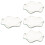 4Pcs Clear Glass Oil Warmer Replacement Dishes for Aromatherapy Use 8