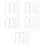 100Pcs Sturdy Silver Hot Curler Clips for Electric Hair Rollers Use 9