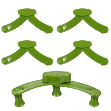 20Pcs Green Plastic Plant Branch Benders Reusable Clips for Gardening