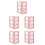 5Pcs Durable Pink Desktop Storage Drawer Cosmetic Organizer 9