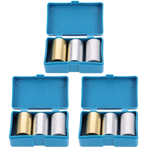 3Pcs Equal Mass Metal Cylinder Set for Specific Gravity and Heat Tests 2