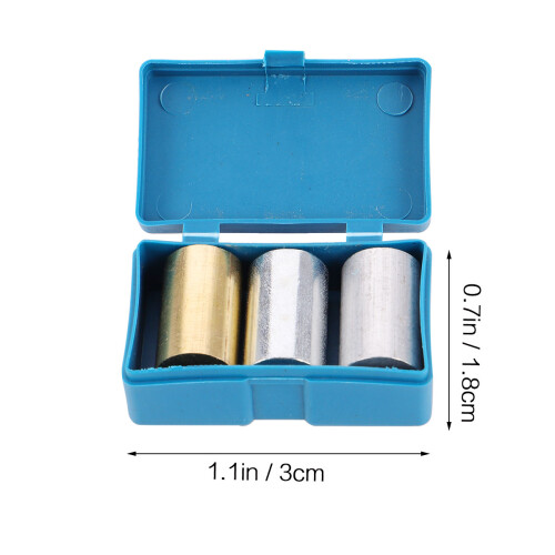 3Pcs Equal Mass Metal Cylinder Set for Specific Gravity and Heat Tests 1