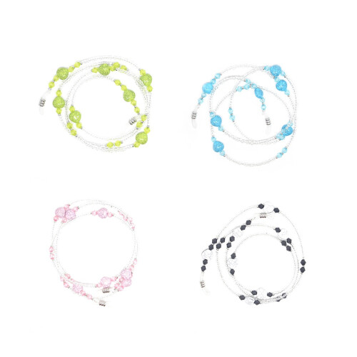 8Pcs Sunglasses Strap Eyeglass Holder Acrylic Material Assorted Colors