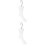 2Pcs Plastic Female Foot Sock Display Model with Hook White Durable 6