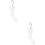 2Pcs Plastic Female Foot Sock Display Model with Hook White Durable 7